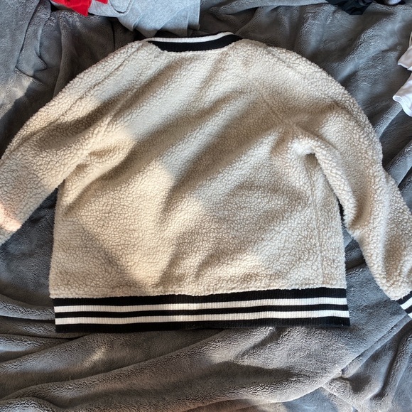 Urban Outfitters Sherpa Bomber Varsity Jacket - Picture 4 of 4